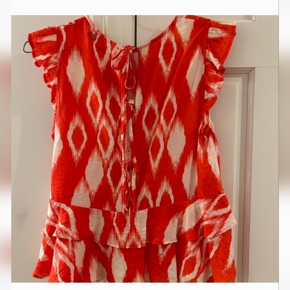 THML Paige Ruffle PrintedTop XSmall - Picture 5 of 10